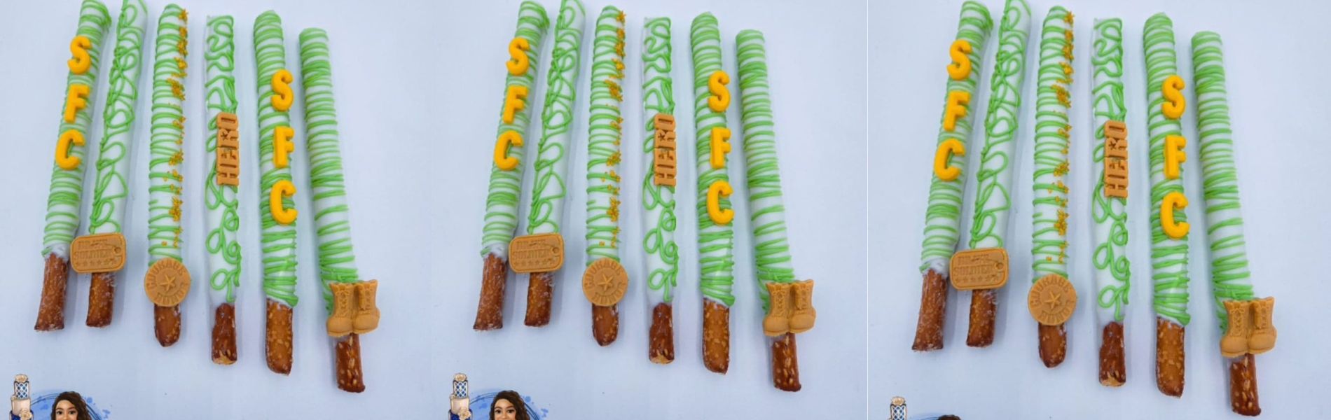 A Dozen Military Pretzels