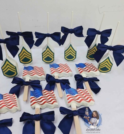 Military Rank Cake pops