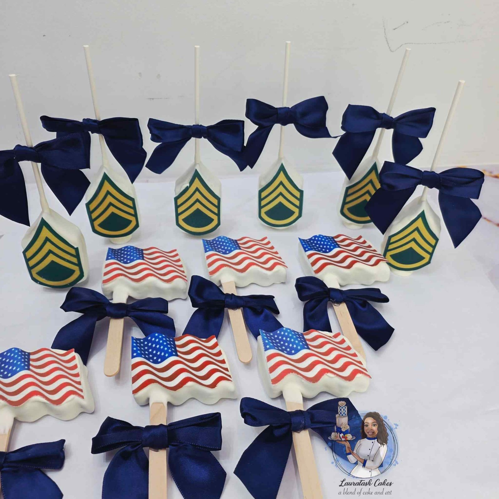 Military Rank Cake pops - Image 1