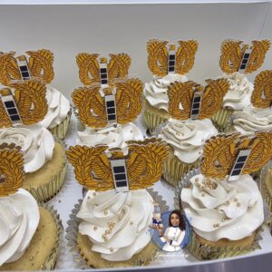 A Dozen Military cupcakes