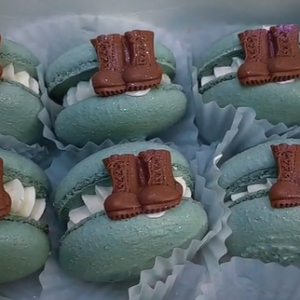 A Dozen Military Macarons