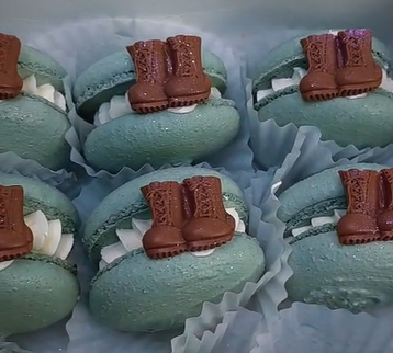 A Dozen Military Macarons